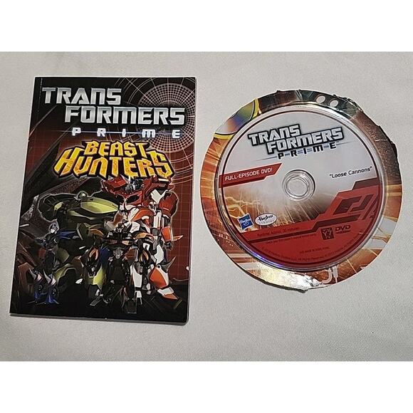 Transformers Prime: Beast Hunters Volume 1 - Paperback & "Loose Cannons " DVD - Picture 1 of 8